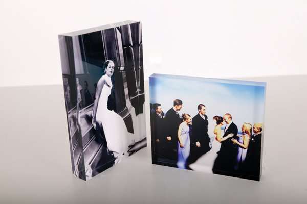 Acrylic Blocks for wedding photography